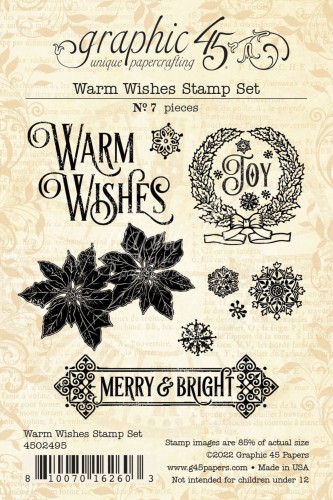 Zestaw stempli Warm Wishes - Graphic 45 4502495.jpg