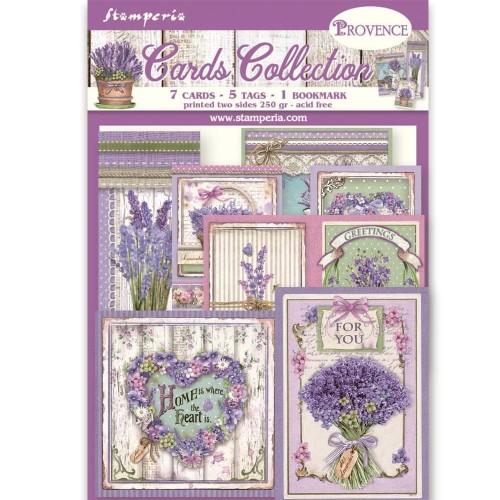 Zestaw kart Pink Christmas - Stamperia (SBCARD11)