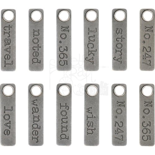 Zestaw elementów metalowych - Story sticks - Tim Holtz (TH93680)