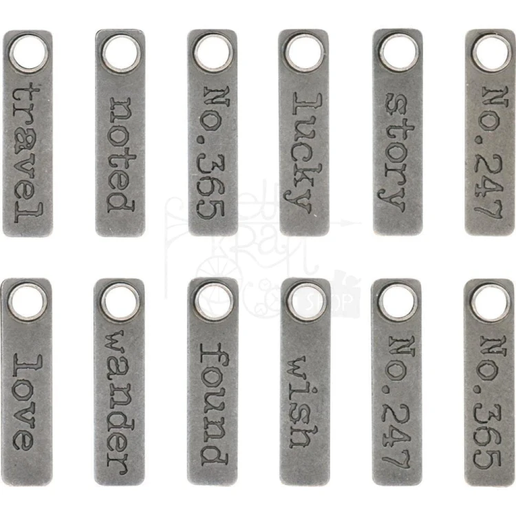 Zestaw elementów metalowych - Story sticks - Tim Holtz (TH93680)