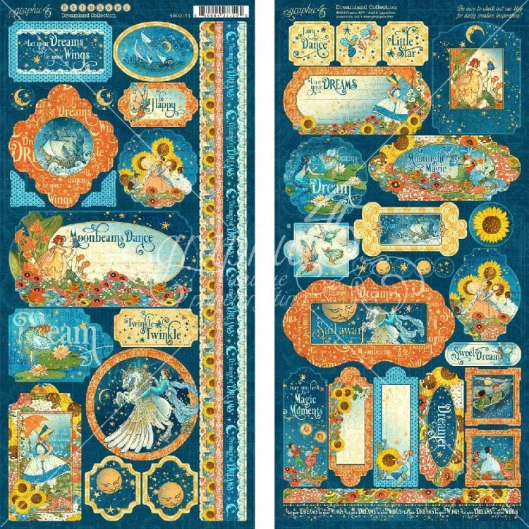 Zestaw naklejek Dreamland Sticker Set - Graphic45 (4501934)