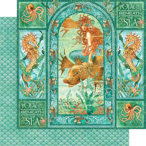 Arkusz papieru 30 x 30 Voyage Beneath the Sea - Graphic 45 4501320.webp