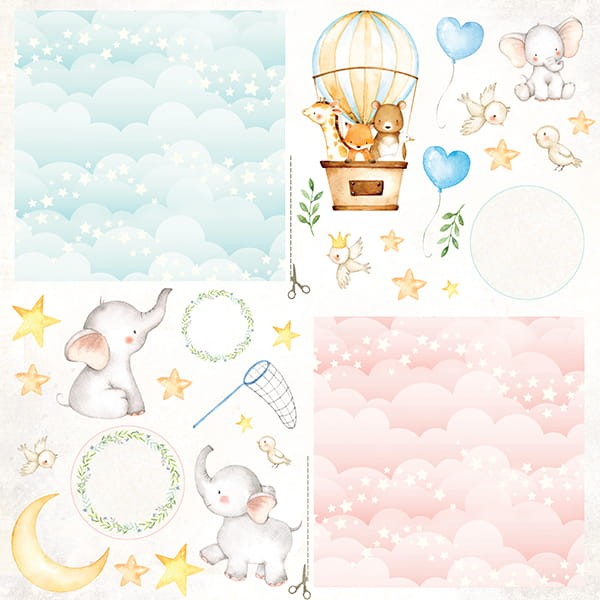 Arkusz papieru 30 x 30 Baby Adventure 09 - Craft&amp;you CP-BA09.jpg