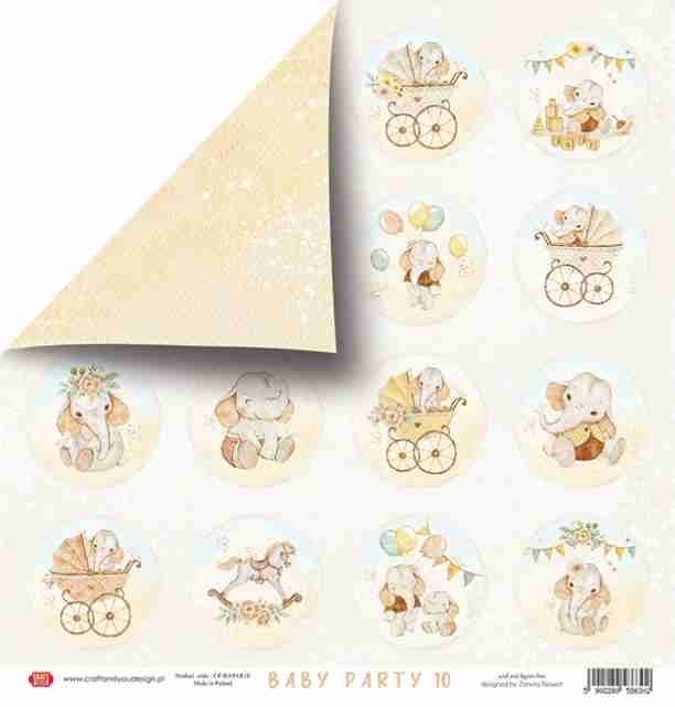 Arkusz papieru 30 x 30 Baby Party 10 - Craft&amp;you (CP-BAPAR10).jpg