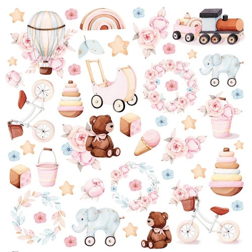 Arkusz papieru 30 x 30 Baby Toys 08 - Craft&amp;you CP-BT08.jpg