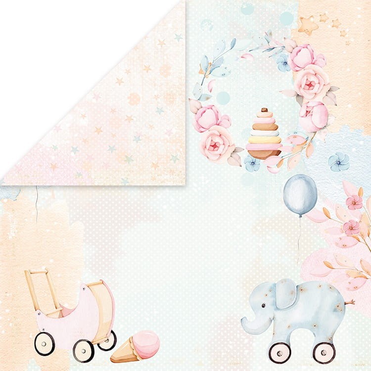 Arkusz papieru 30 x 30 Baby Toys 06 - Craft&amp;you CP-BT06.jpg