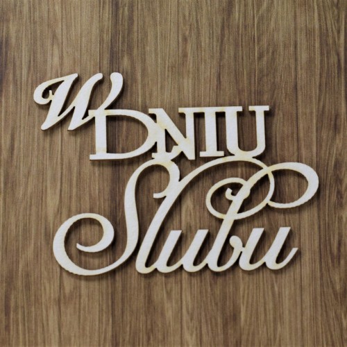 Tekturka W Dniu Ślubu Dzwonki 2 - Anemone A4434