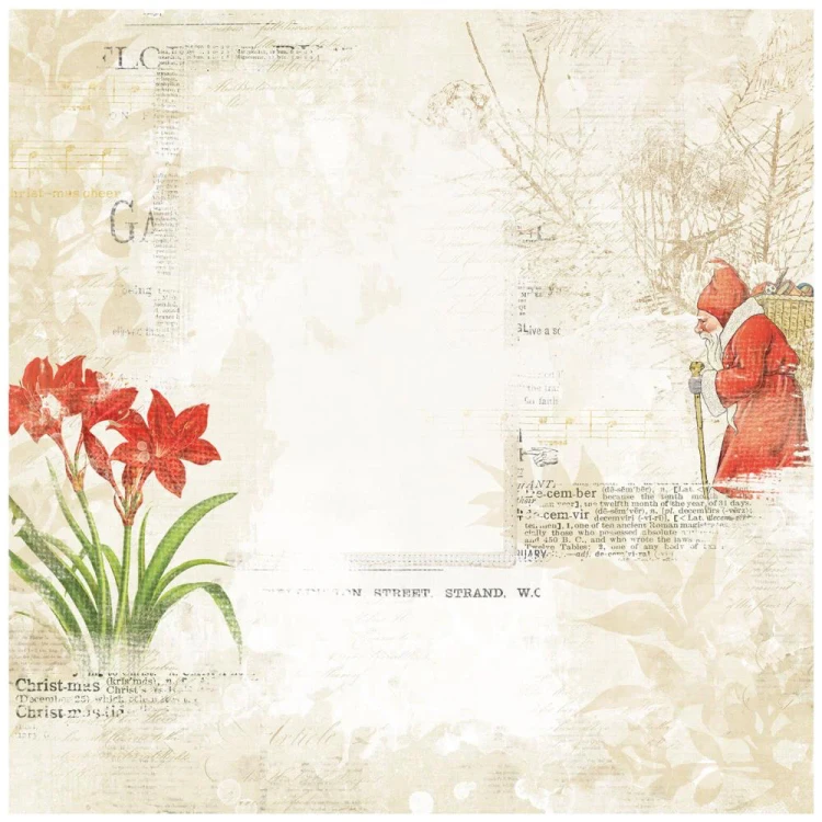 Arkusz papieru 30 x 30 Vintage Artistry Noel - Tradition - 49 and Market VAN-32815-3.webp