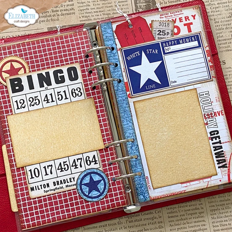 Zestaw papierów do scrapbookingu 30x30 New Horizons - ELIZABETH craft designs C011-3.webp