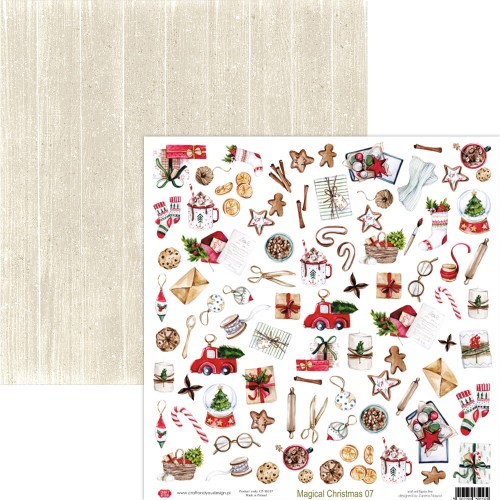 Kreatywny zestaw papierów 30,5x30,5cm - Magical Christmas - Craft&amp;you (CSET-MC-4)-2