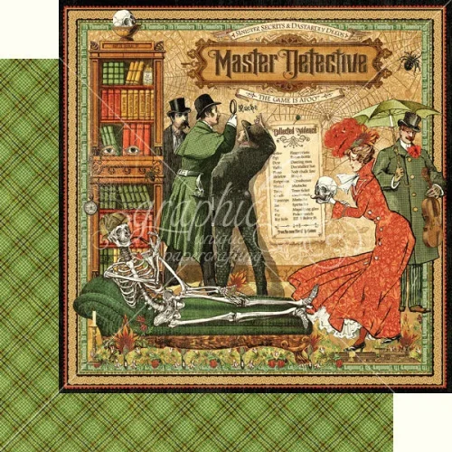 Arkusz papieru 30 x 30 Master Detective - Graphic 45 (4501562)