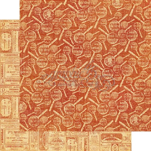 Arkusz papieru 30 x 30 Master Detective - Sinister Secrets - Graphic 45 (4501567)