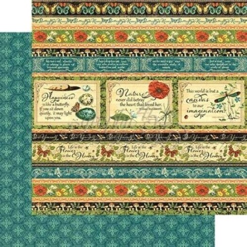 Arkusz papieru 30 x 30 Nature Cketchbook -Seasonal Splendor - Graphic 45-4501475.jpg