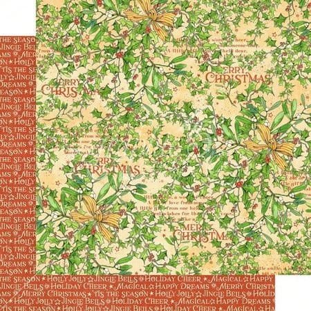 Arkusz papieru 30 x 30 Christmas Magic - Happy Holly Days - Graphic 45-4501727.jpg