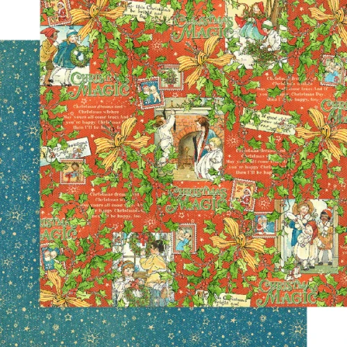 Arkusz papieru 30 x 30 Christmas Magic - Merry Memories - Graphic 45 (4501732)-4501732.webp