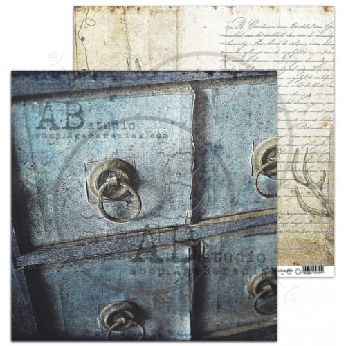 Arkusz papieru 30 x 30 Behind closed doors - Not for all - AB Studio