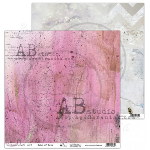 Arkusz papieru 30 x 30 Enchanted flowers - Painful betrayal - AB Studio