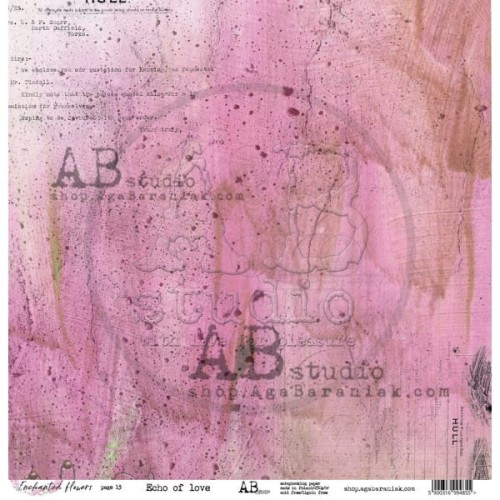Arkusz papieru 30 x 30 Enchanted flowers - Painful betrayal - AB Studio