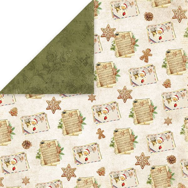 Arkusz papieru 30 x 30 Vintage Christmas 02 - Craft&amp;you (CP-VC02)