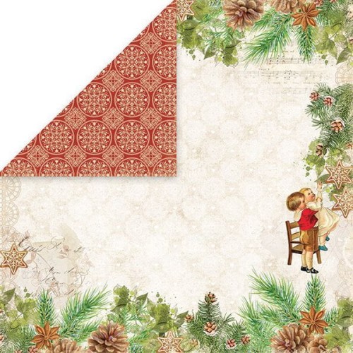 Arkusz papieru 30 x 30 Vintage Christmas 05 - Craft&amp;you (CP-VC05)