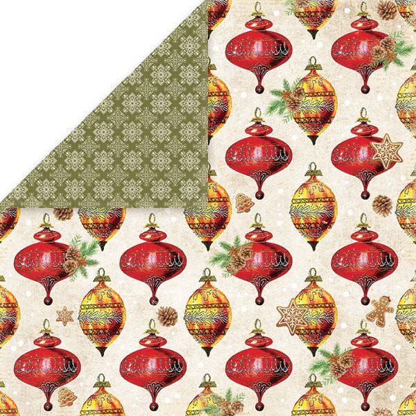 Arkusz papieru 30 x 30 Vintage Christmas 06 - Craft&amp;you (CP-VC06)
