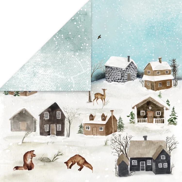 Arkusz papieru 30 x 30 Winter Holiday 01 - Craft&amp;you (CP-WH01)