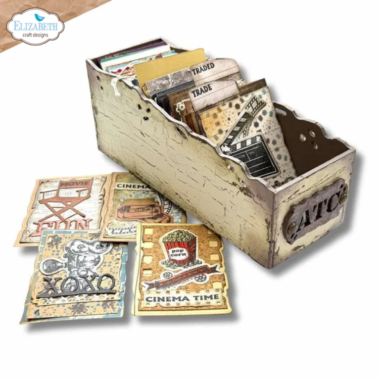 Baza ATC Collection Box - ELIZABETH Craft Designs W0003-02.webp