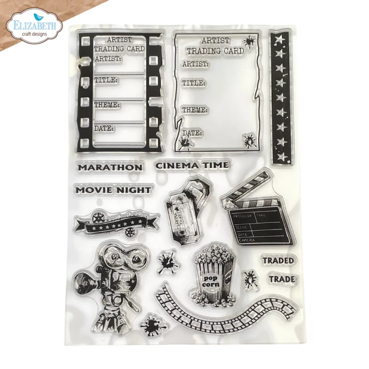 KIT do tworzenia i przechowywania ATC (Movie Night ATC Special) - ELIZABETH Craft Designs K022-03.webp