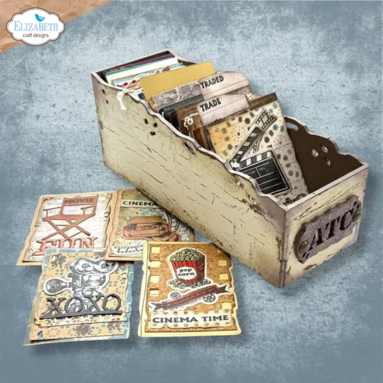 KIT do tworzenia i przechowywania ATC (Movie Night ATC Special) - ELIZABETH Craft Designs K022-05.webp