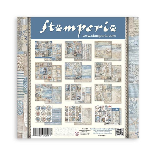 STAMPERIA BLOK PAPIERÓW SCRAP. 30x30cm 10szt SILENT SEA SBBL169_13.jpg