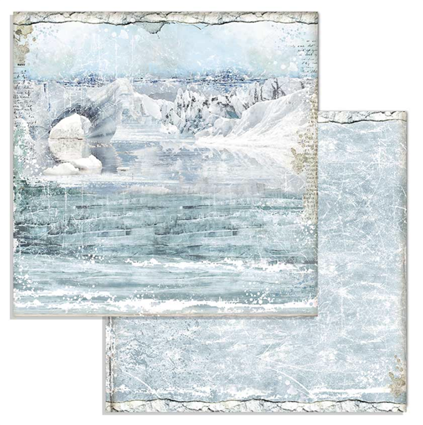 Zestaw papierów Arctic Antarctic 30x30cm 10szt Stamperia SBBL77-4T.png