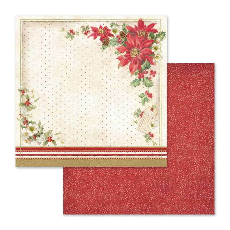 Zestaw papierów Christmas vintege 30x30cm Stamperia SBBL45-8.jpg