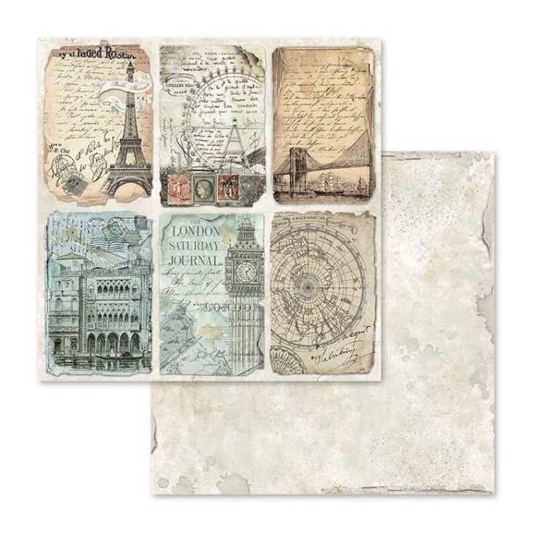 Zestaw papierów Around the world 30x30cm Stamperia SBBL28-1.jpg