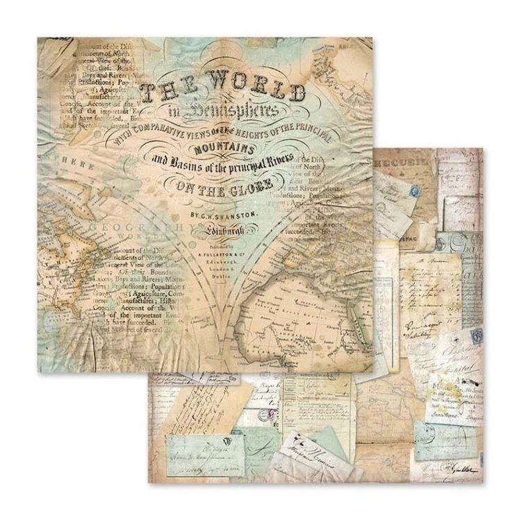 Zestaw papierów Around the world 30x30cm Stamperia SBBL28-7.jpg