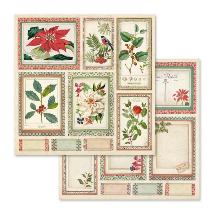 Zestaw papierów Winter Botanical 30x30cm Stamperia SBBL44-2.jpg