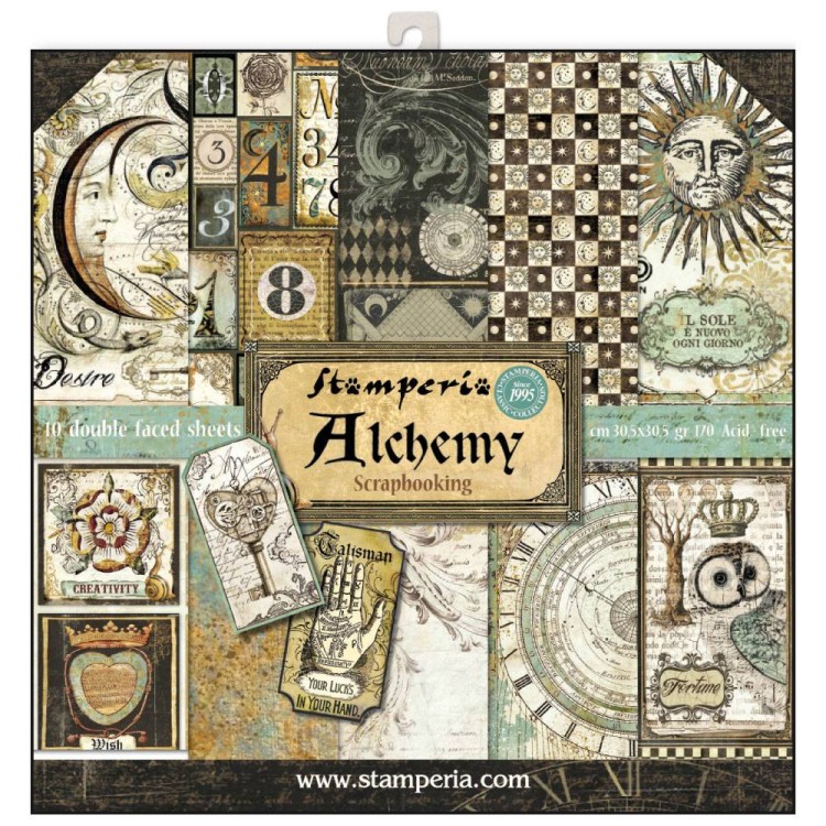 Zestaw papierów Alchemy 30x30cm Stamperia SBBL34.jpg