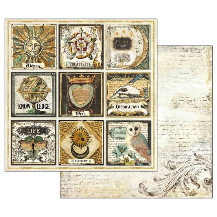 Zestaw papierów Alchemy 30x30cm Stamperia SBBL34-7.jpg