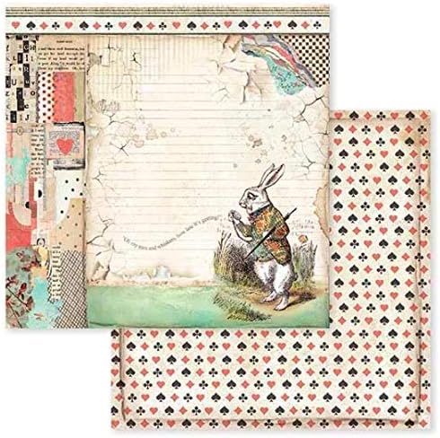 Zestaw papierów Alice 30x30cm Stamperia SBBL52-7.jpg