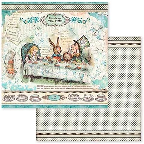 Zestaw papierów Alice 30x30cm Stamperia SBBL52-8.jpg