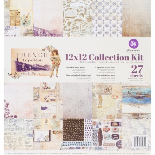 Zestaw papierów KIT French Riviera 30x30 Prima Marketing 584351.jpeg