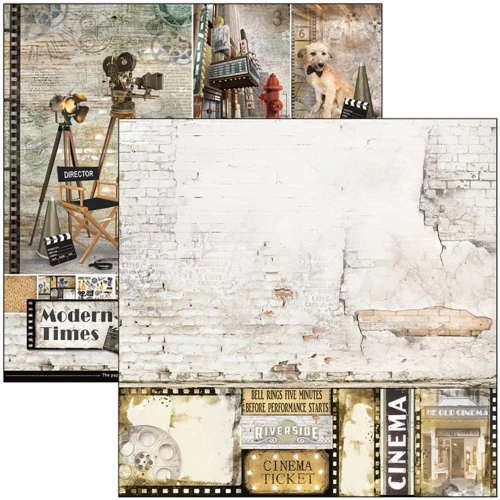 Zestaw papierów - Modern Time - 30x30cm /12 szt Ciao Bella CBPM036-01.webp