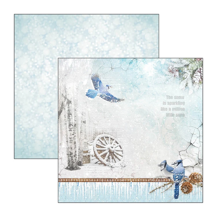Zestaw papierów - Time for Home - 30x30cm /12 szt Ciao Bella CBPM024-5.jpg