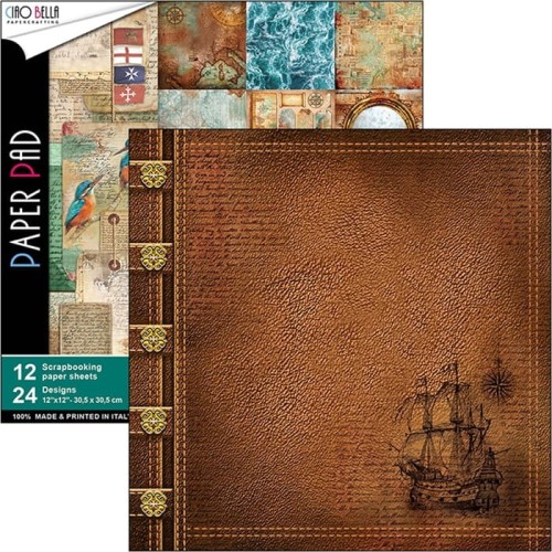 Zestaw papierów - Le Repubbliche Marinare - 30x30cm /12 szt Ciao Bella CBPM013-1.jpg