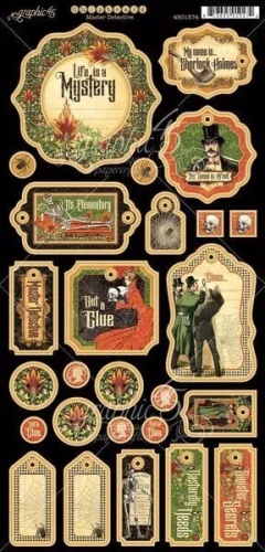 Chipboard Master Detective - Graphic 45 4501574.webp