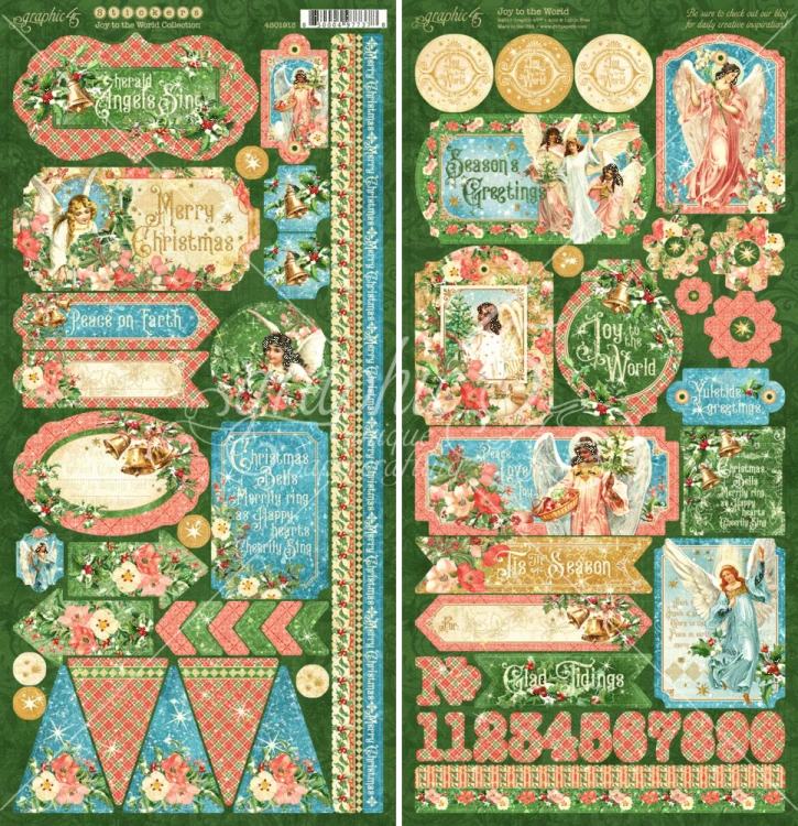 Zestaw papierów do scrapbookingu 30x30 Joy to the World - Collection Pack - Graphic45 4501909-9.webp