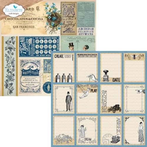 Zestaw papierów do scrapbookingu 30x30 Delightful Discovery - ELIZABETH craft designs C041-02.webp