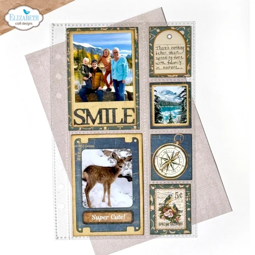 strony z kieszonkami na zdjęcia dla Bindera - ELIZABETH Craft Designs PP04-01.webp