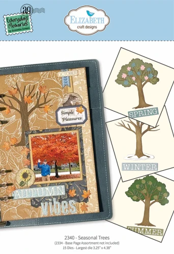 Zestaw wykrojników - Seasonal Trees - ELIZABETH craft design 2340-01.webp