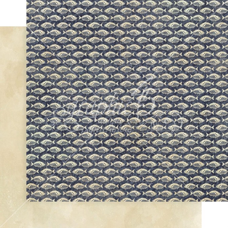 Zestaw papierów do scrapbookingu 30x30 Catch of the Day - Patterns Pack - Graphic45 4502177-6.jpg