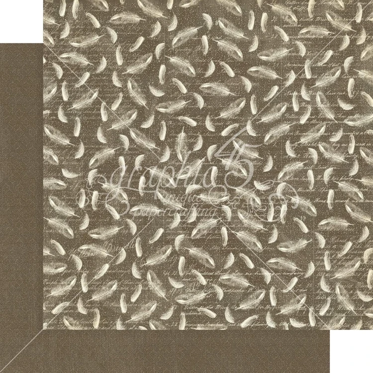 Zestaw papierów do scrapbookingu 30x30 Bird Watcher - Patterns Pack - Graphic45 4502212-8.jpg